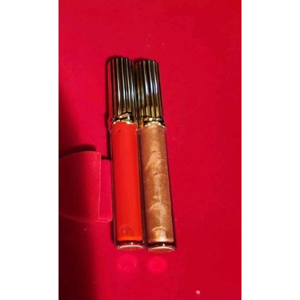 2pc Estee Lauder Pure Color envy Lip Gloss 115 Flash Fire 107 Tender Trap new